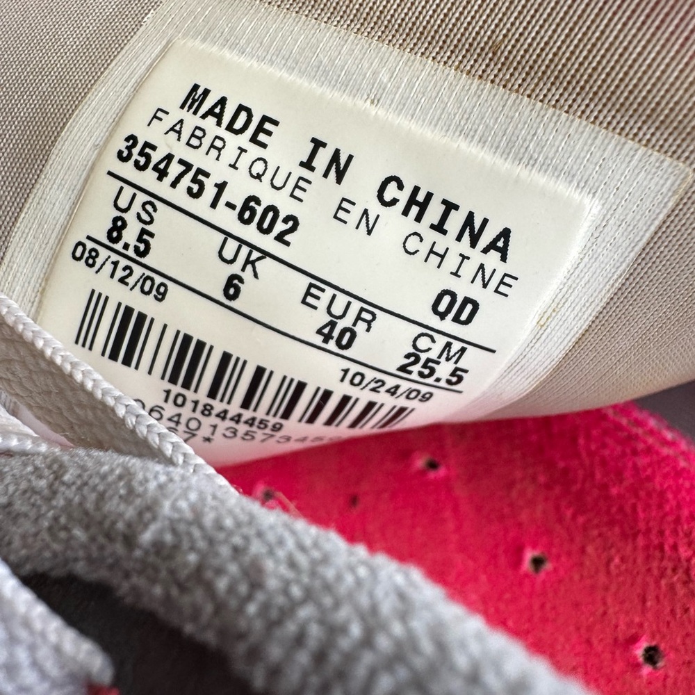 Women's Pink and Gray Athletic Shoes - Picture 10 of 14